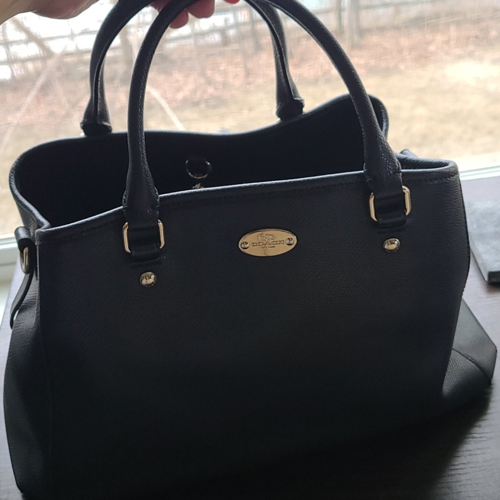 Coach top handle hand bag
